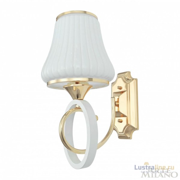 Бра Arte Milano Florentia-2387 302387/1W Wh/Gd