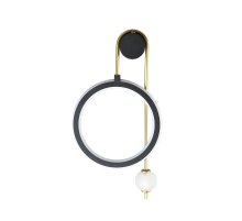 Бра Crystal lux CORIDA AP25W LED BLACK/GOLD