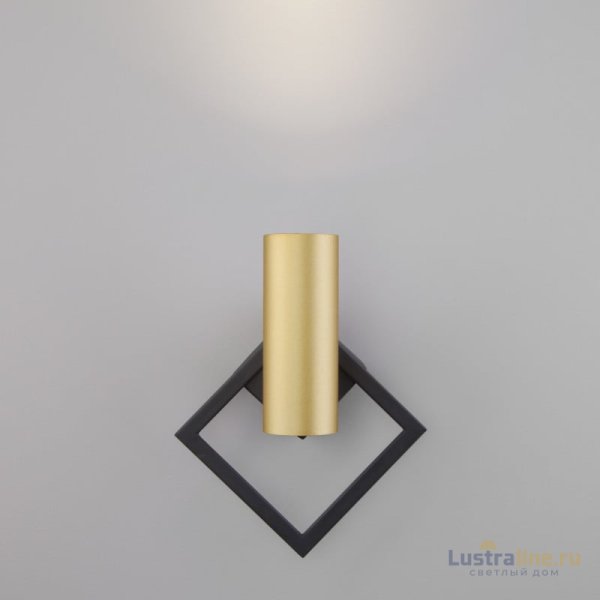 Бра Eurosvet 20091/1 LED черный/ золото Бра Eurosvet 20091/1 LED черный/ золото