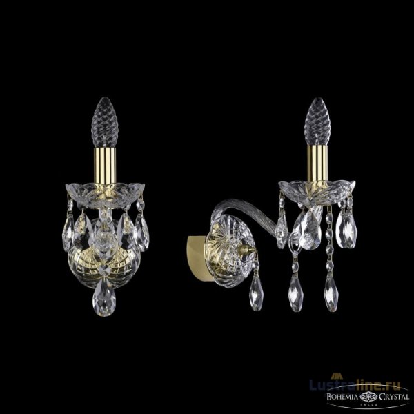 Бра Bohemia Ivele Crystal 1413B/1/165 G Бра Bohemia Ivele Crystal 1413B/1/165 G