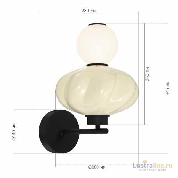 Бра ST Luce Florentini SL6134.411.01 Бра ST Luce Florentini SL6134.411.01
