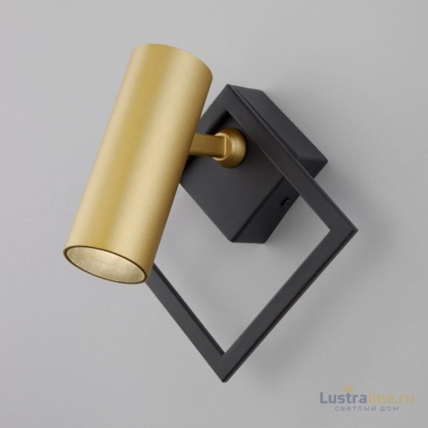 Бра Eurosvet 20091/1 LED черный/ золото Бра Eurosvet 20091/1 LED черный/ золото