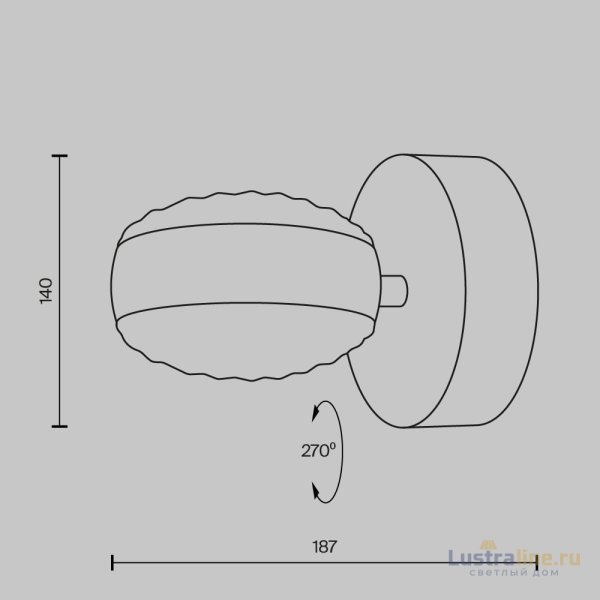 Бра Maytoni Mind MOD299WL-L10BS3K