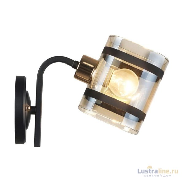 Бра IMEX MD.4060-1-W BK+FGD Бра IMEX MD.4060-1-W BK+FGD