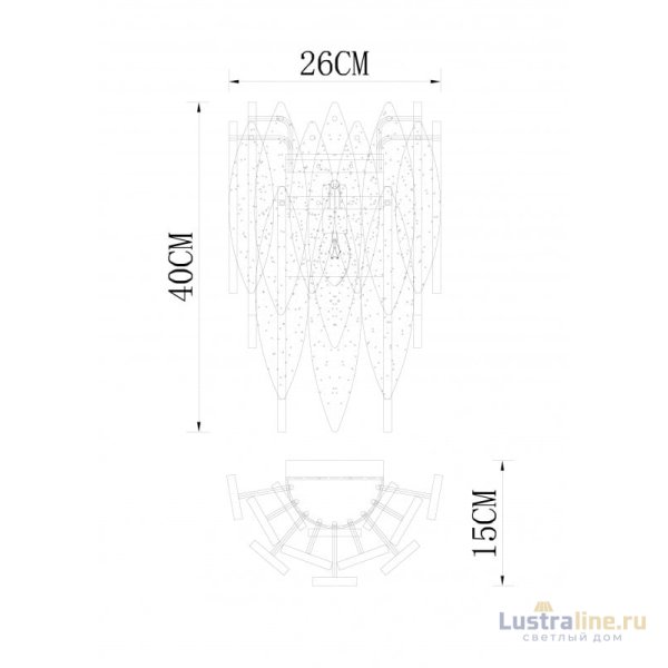Бра Divinare Amelie 6002/01 AP-1