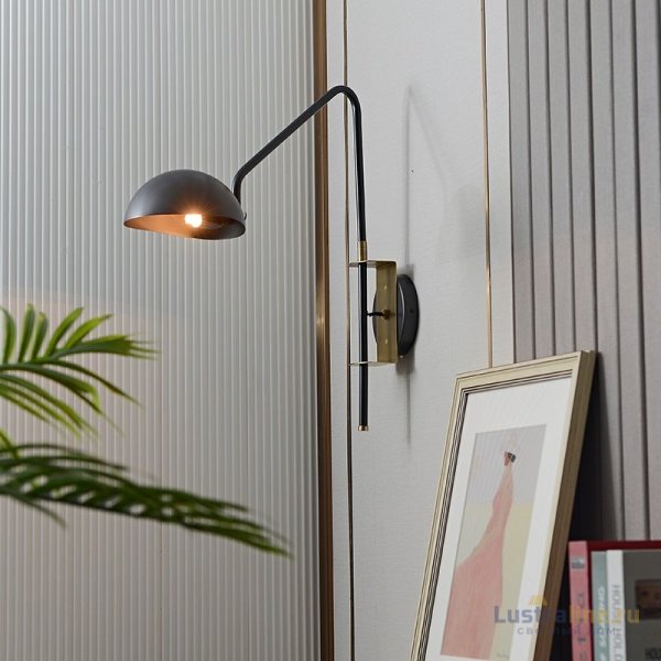 Бра DeLight Collection Wall lamp MT9049-1WB black/bronze Бра DeLight Collection Wall lamp MT9049-1WB black/bronze