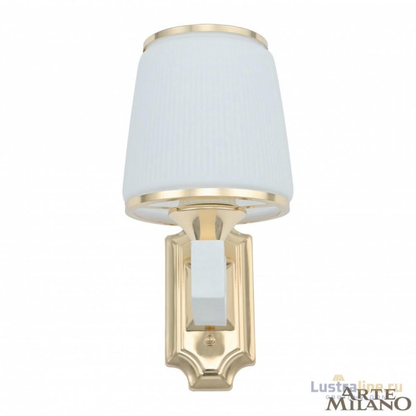 Бра Arte Milano Florentia-2457 302457/1W Wh/Gd Бра Arte Milano Florentia-2457 302457/1W Wh/Gd