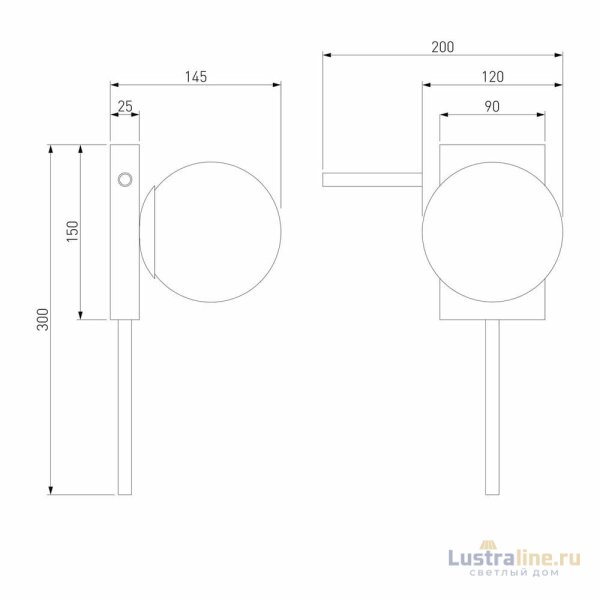 Бра Eurosvet Fredo 40036/1 черный жемчуг a061477 Бра Eurosvet Fredo 40036/1 черный жемчуг a061477
