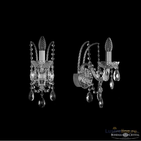 Бра Bohemia Ivele Crystal 1411B/1/141 Ni Бра Bohemia Ivele Crystal 1411B/1/141 Ni
