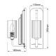 Бра Kichler Kimrose QN-KIMROSE1-PN