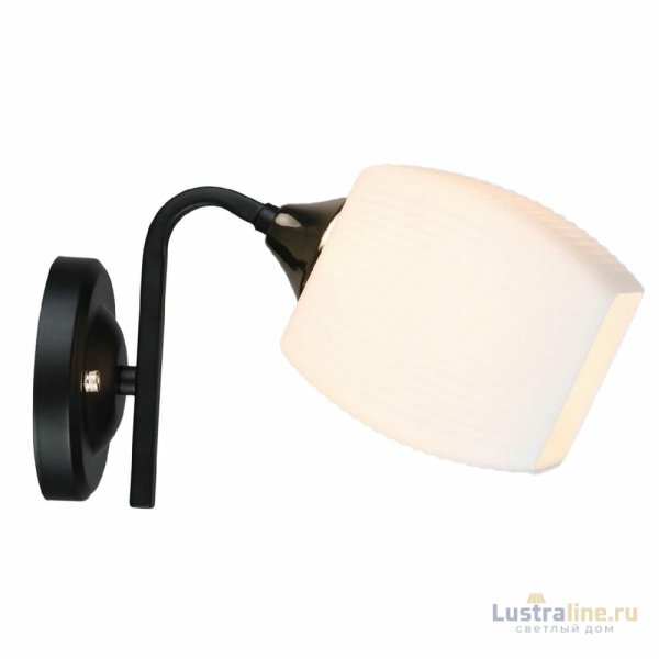 Бра IMEX MD.5485-1-W-BK+FGD Бра IMEX MD.5485-1-W-BK+FGD