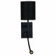 Бра Reluce 86210-9.2-001KT LED3W+E14 BK