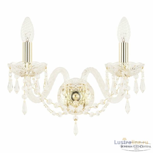 Бра Bohemia Ivele Crystal 104B/2/165 G Бра Bohemia Ivele Crystal 104B/2/165 G