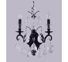 Бра Crystal Lux Magnifico AP2 Black/Transparent