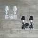 Бра Delight Collection Baccarat style ZZ86303BK-2W