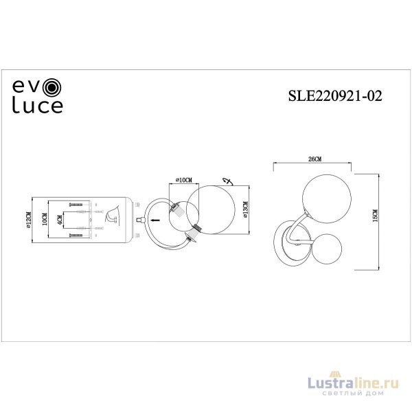 Бра ST Luce Formae SLE220921-02 Бра ST Luce Formae SLE220921-02