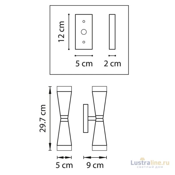 Бра Lightstar Punto 807624 Бра Lightstar Punto 807624