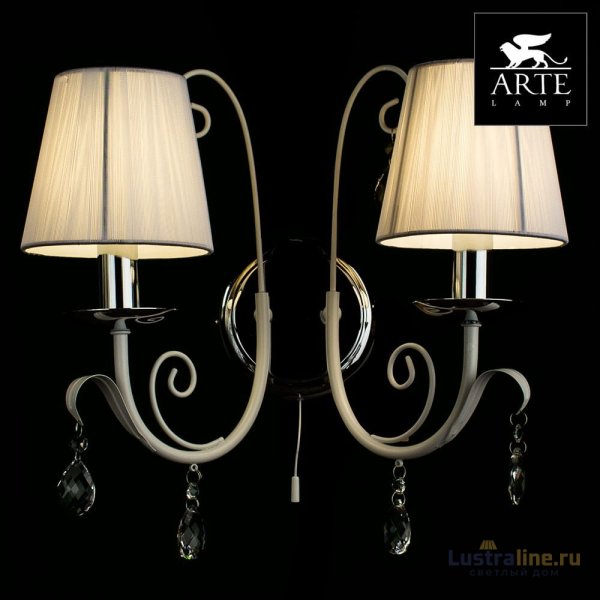 Бра Arte Lamp Romana Snow A1743AP-2WH Бра Arte Lamp Romana Snow A1743AP-2WH