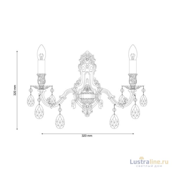 Бра Lucia Tucci Firenze W141.2 Cream White Бра Lucia Tucci Firenze W141.2 Cream White