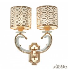Бра Arte Milano Florentia-1237 301237/2W Wh/Gd