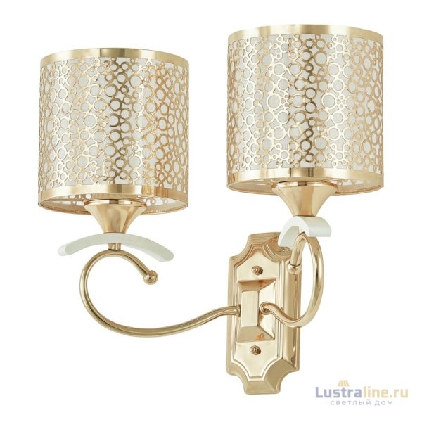 Бра Arte Milano Florentia-9787 309787/2W Wh/Gd