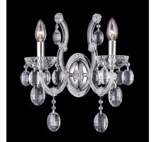 Бра Crystal Lux Hollywood AP2 Chrome