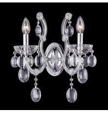 Бра Crystal Lux Hollywood AP2 Chrome