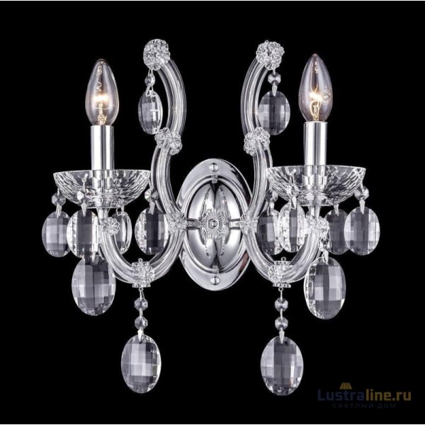 Бра Crystal Lux Hollywood AP2 Chrome Бра Crystal Lux Hollywood AP2 Chrome