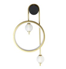 Бра Crystal lux RODRIGO AP20W LED BLACK/GOLD