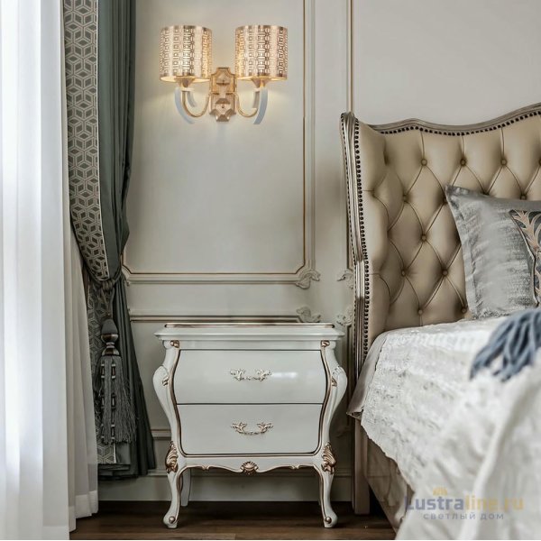 Бра Arte Milano Florentia-8857 308857/2W Wh/Gd Бра Arte Milano Florentia-8857 308857/2W Wh/Gd