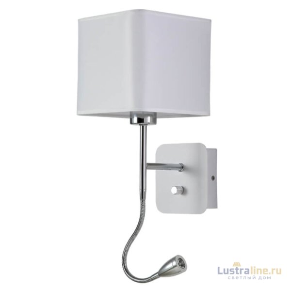Бра Crystal Lux Paco AP2 Chrome/White Бра Crystal Lux Paco AP2 Chrome/White