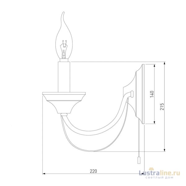 Бра Eurosvet Lazzaro 60098/2 хром
