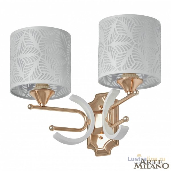 Бра Arte Milano Florentia-2097 302097/2W Wh/Gd Бра Arte Milano Florentia-2097 302097/2W Wh/Gd