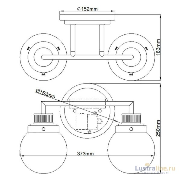 Бра Hinkley Poppy QN-POPPY2-HB-BATH