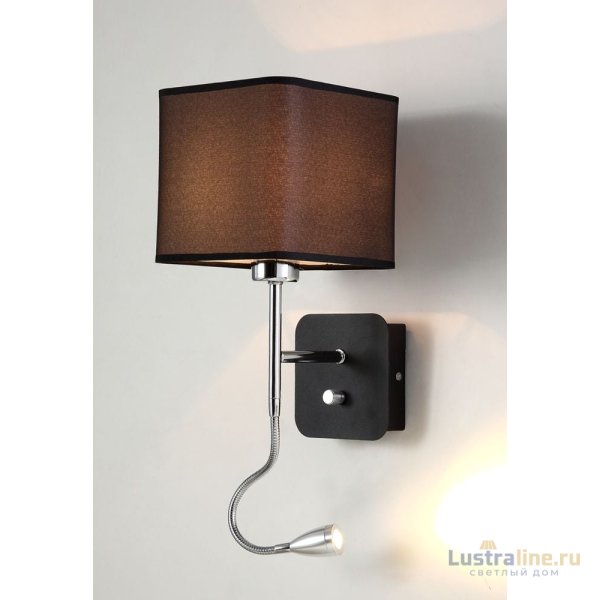Бра Crystal Lux Paco AP2 Chrome/Black