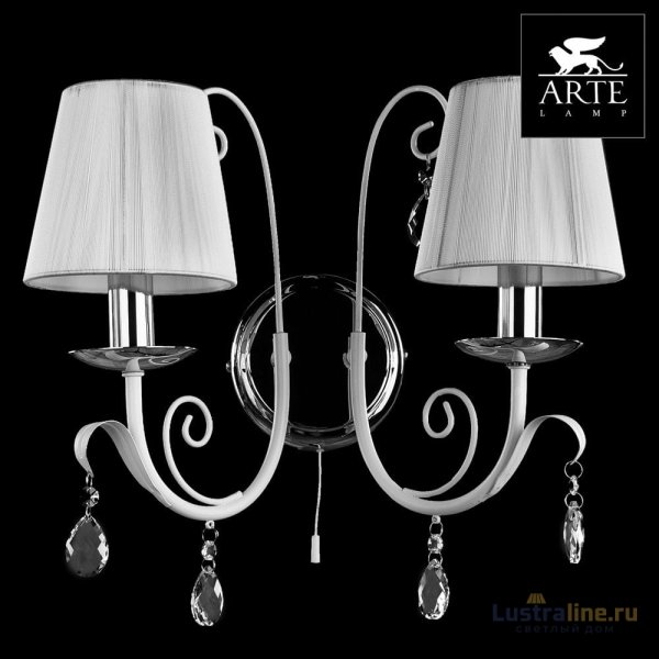 Бра Arte Lamp Romana Snow A1743AP-2WH Бра Arte Lamp Romana Snow A1743AP-2WH