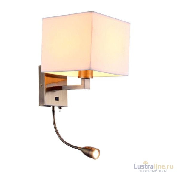 Бра Arte Lamp Hall A9249AP-2AB Бра Arte Lamp Hall A9249AP-2AB