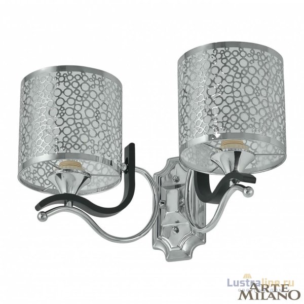 Бра Arte Milano Florentia-6787 306787/2W Bk/Ni Бра Arte Milano Florentia-6787 306787/2W Bk/Ni