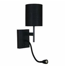 Бра Reluce 86210-9.2-001KT LED3W+E14 BK
