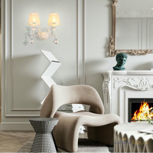 Бра Arte Milano 347620/2W WT+SL Бра Arte Milano 347620/2W WT+SL
