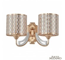 Бра Arte Milano Florentia-3387 303387/2W Wh/Gd
