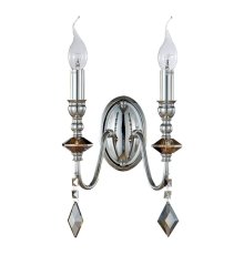 Бра Crystal Lux MERCEDES AP2 CHROME/SMOKE