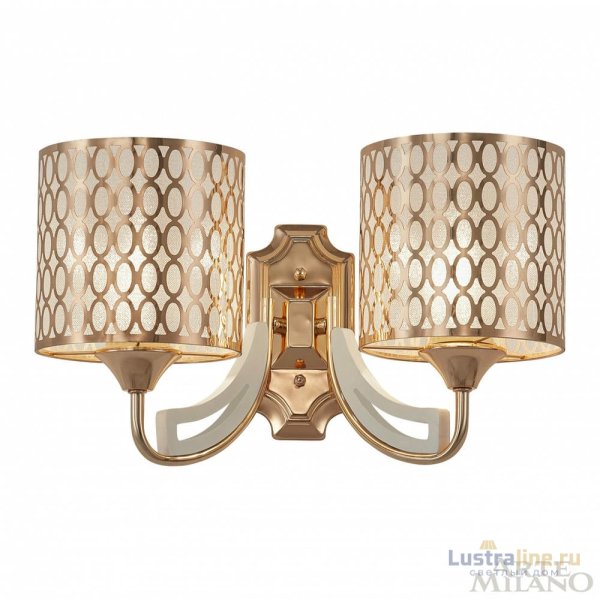 Бра Arte Milano Florentia-3387 303387/2W Wh/Gd Бра Arte Milano Florentia-3387 303387/2W Wh/Gd