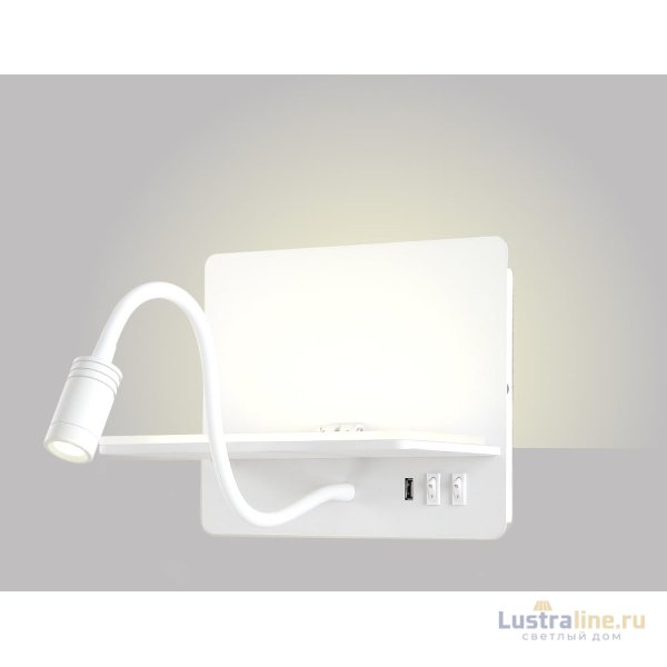 Бра Crystal Lux CLT 226W250USB WH