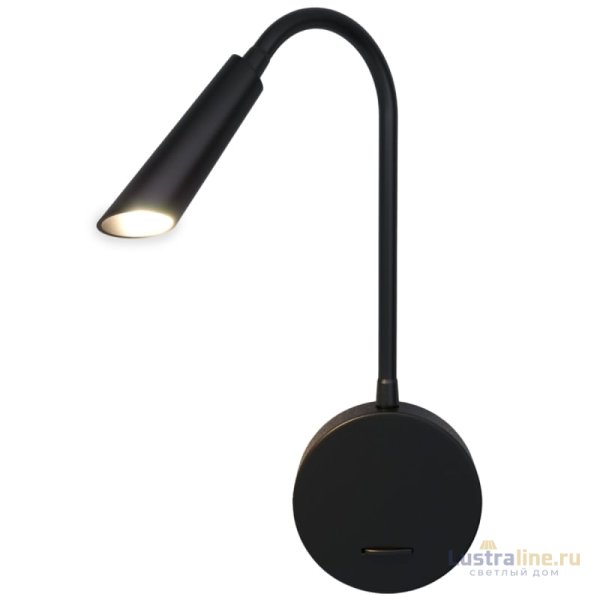 Гибкое бра Elektrostandard Stem 40120/LED черный 4690389196317 a063704 Гибкое бра Elektrostandard Stem 40120/LED черный 4690389196317 a063704