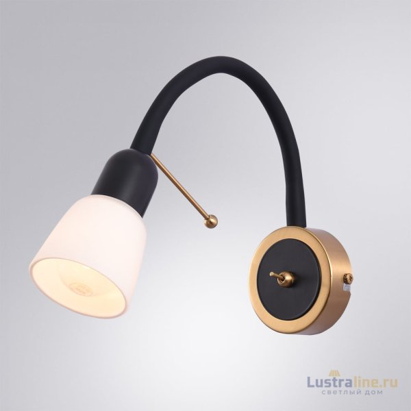 Бра Arte Lamp Lettura A7009AP-1BK Бра Arte Lamp Lettura A7009AP-1BK