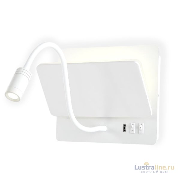 Бра Crystal Lux CLT 226W250USB WH