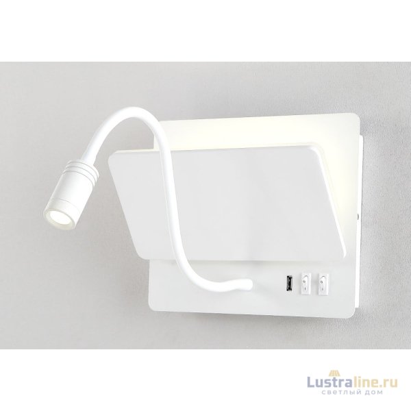 Бра Crystal Lux CLT 226W250USB WH