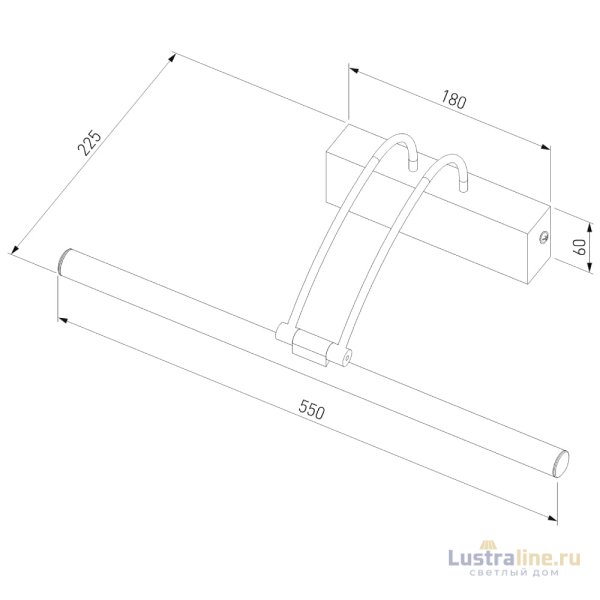 Подсветка для картин Elektrostandard Simple LED 10W 1011 IP20 никель 4690389106149 Подсветка для картин Elektrostandard Simple LED 10W 1011 IP20 никель 4690389106149