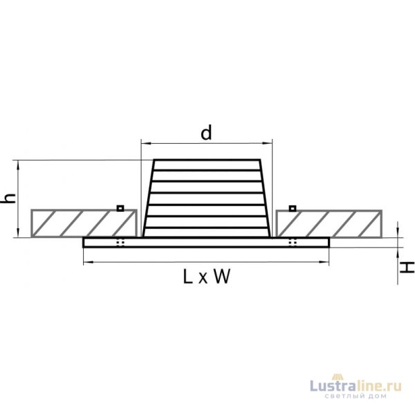 Подсветка ступеней лестницы Lightstar Leddy 212185